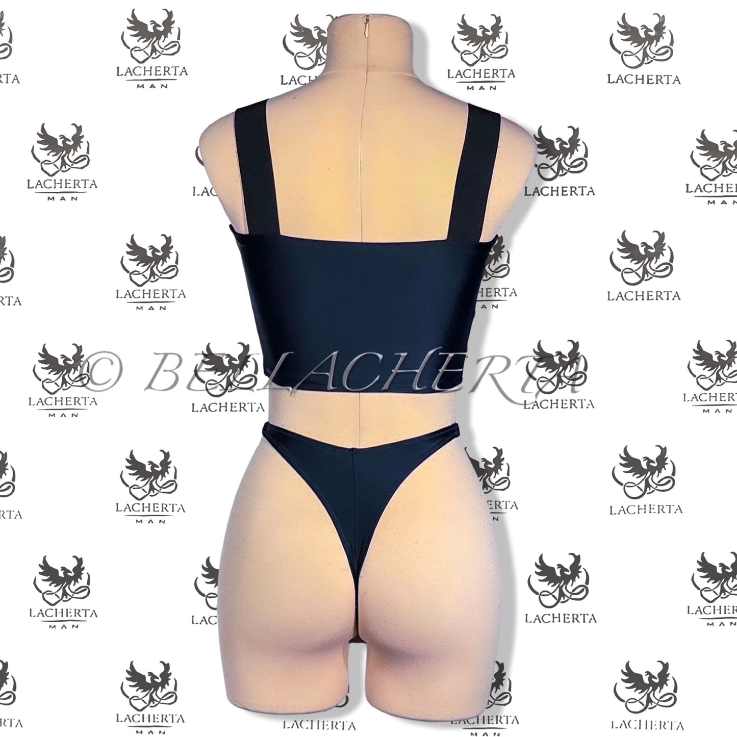 Side Clasp High Rise Panties and Square Neck Top, exotic dancewear, clubwear