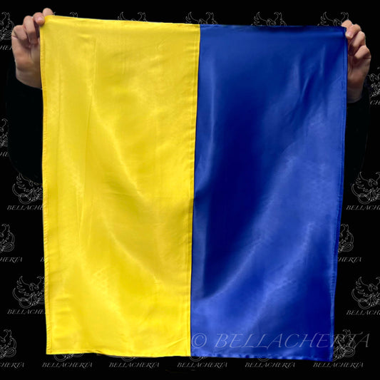 Flag of Ukraine / Belarusian Resistance Flag / Russian Opposition Flag